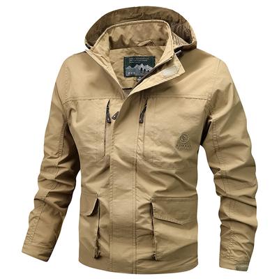 American Tooling Jacket Men's Spring and Autumn Outdoor Jacket Men's New Spring Loose Men's Coat