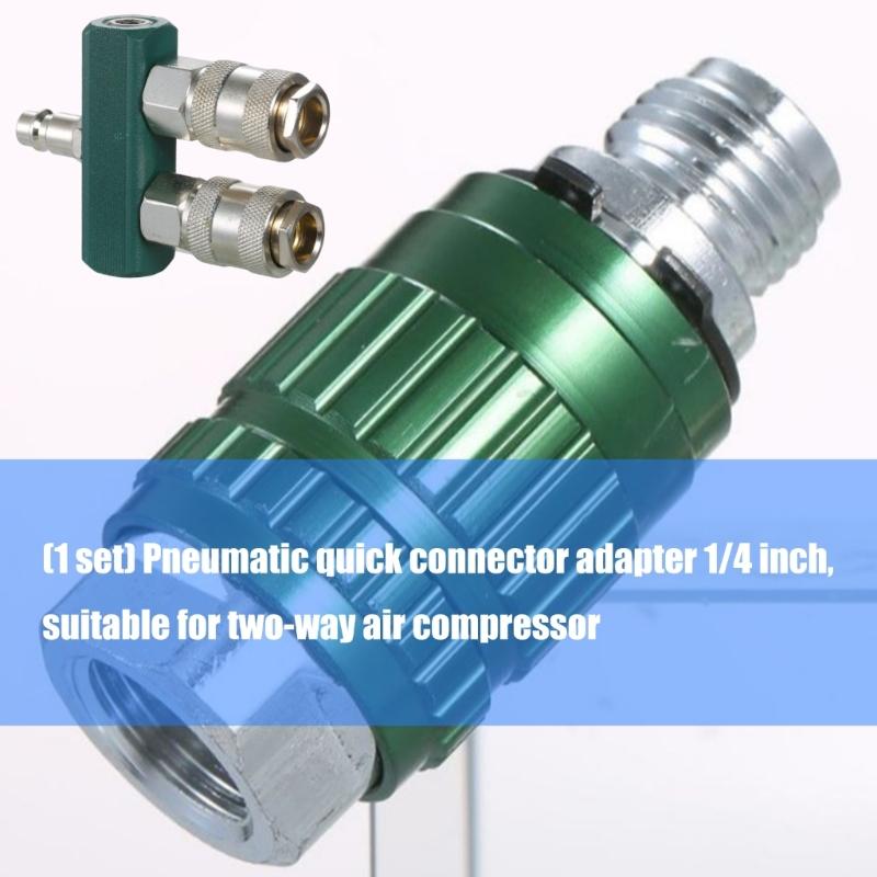 Durability Zincs Pneumatics Quickly Connectors Adapter for Air Compressors And Pneumatics Tool