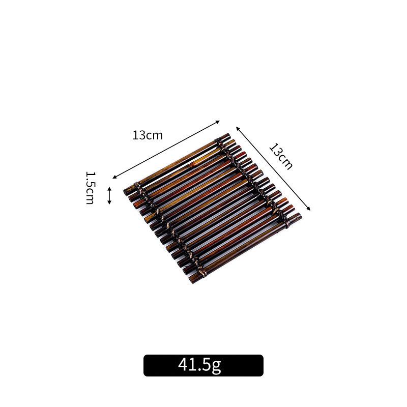 Japanese Material Placement Plate Decorative Sashimi Bamboo Chops Bamboo Fence Seafood Pose Props Decorations and Ornaments