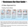 1Pcs Flex Therapy Bar Strengthener, Tennis Elbow Physical Therapy Bar, Resistance Bar for Golfers Elbow, Forearms Pain Relief