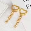 5/10Pcs Heart Lobster Clasp Chain Connector For DIY Jewelry Making Findings Key Chain Accessories