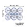 HX6F Jewelry Mould Silicone Resin Mold Christmas Snowflake Pendant Epoxy Resin Molds
