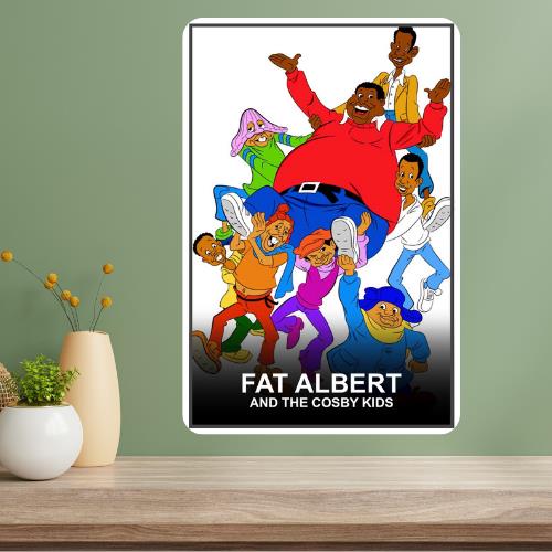 Fat Albert Metal TV Show Poster Sign 20x30cm(7.8x11.8inch)