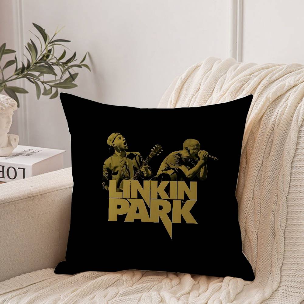 HOT-Band L-Linkin From Zero P-Park Pillow Case Home Decor Throw For Sofa Bed Car Room Decor Gift Idea