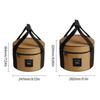 Grills Carry Bag Cookware Organizers Outdoor Dining Gear Bag Cooking Utensils Bag for Storing Cookware and Gas Canisters
