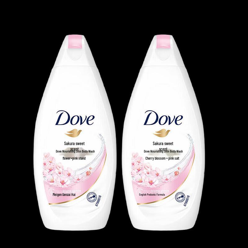 Dove Молочко для душа Питательное Цветущая вишня