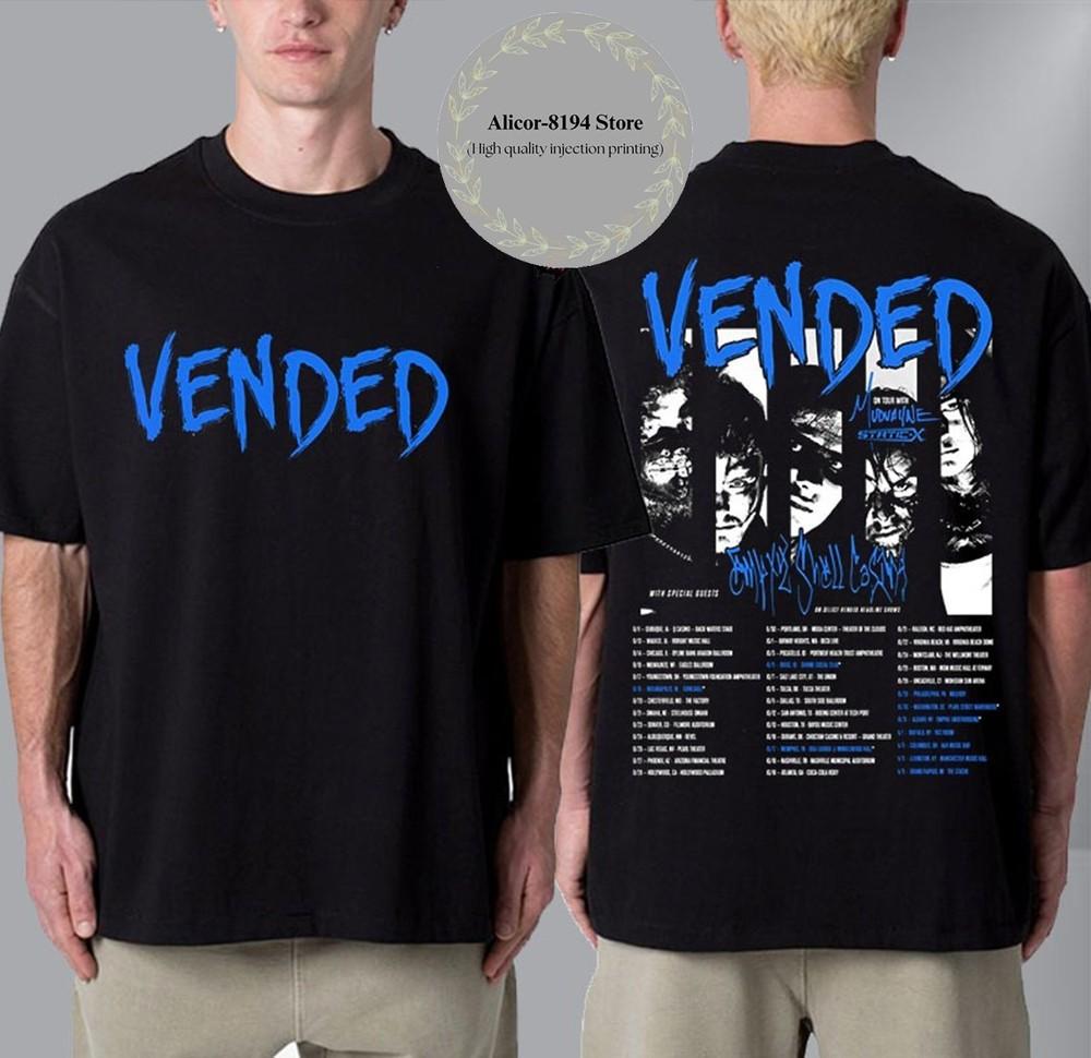 Vended Band North American Headliners Tour 2025 Schedule Tour Dates T-Shirt