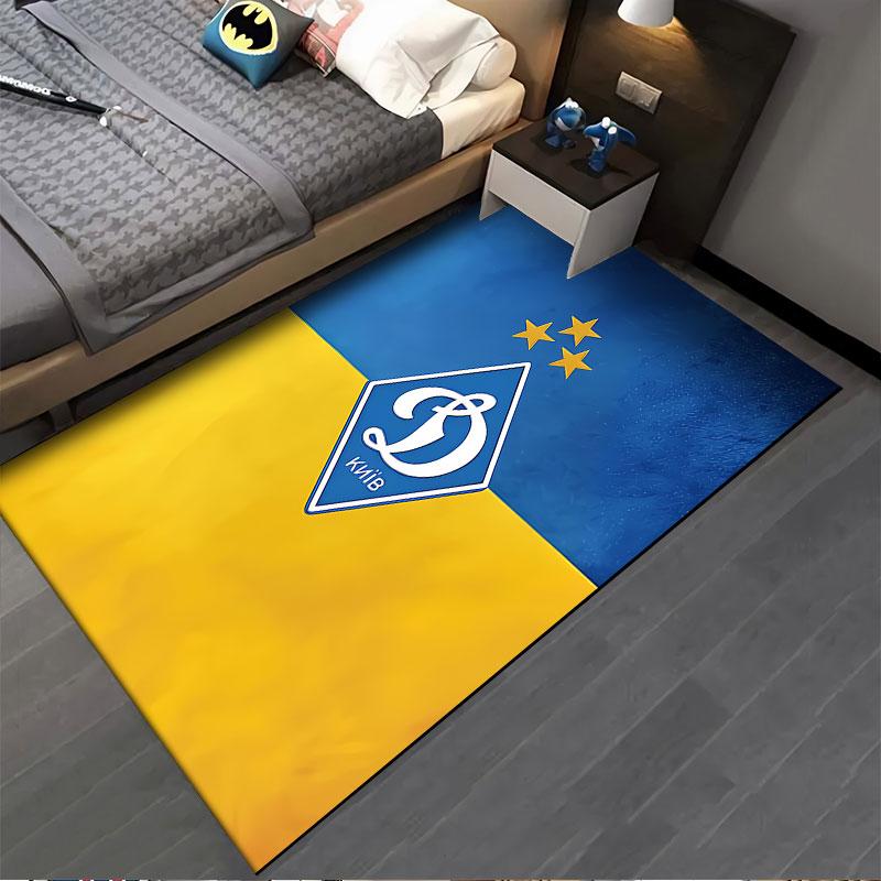 Dynamo Kyiv Logo Carpet suitable as a non-slip mat for the living room or bedroom sofa