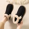 Fashion 2025 Winter Women's Snow Boots New Velvet Comfortable Warm Cotton Boots Anti Slip Soft Bottom Belt Buckle Casual Short Boots