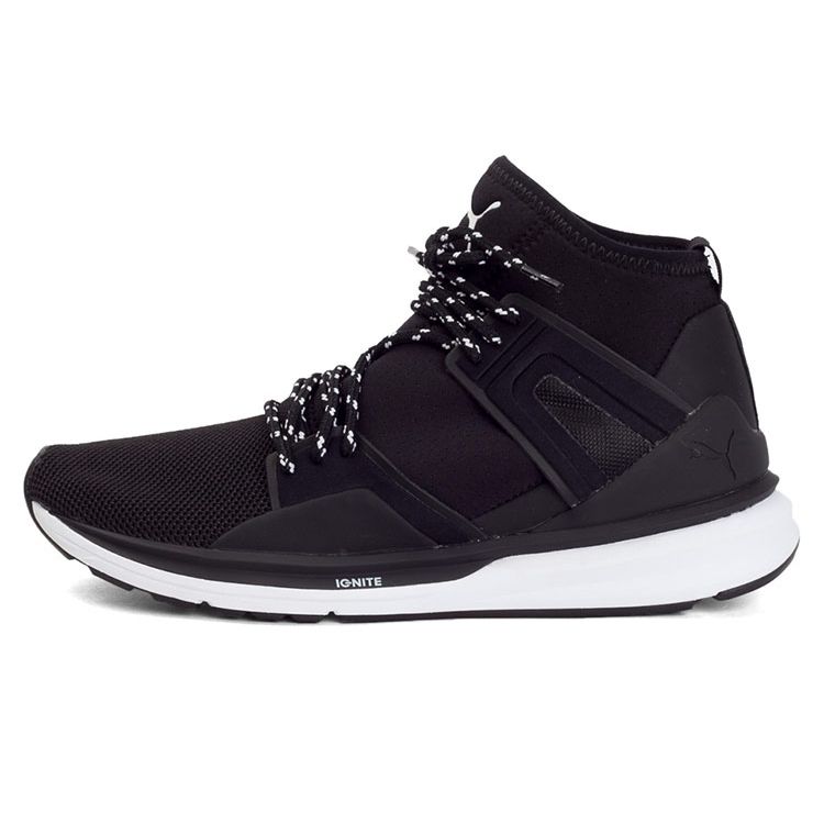 Puma Blaze of Glory Limitless Hi Black Men Sneakers White 363126-01