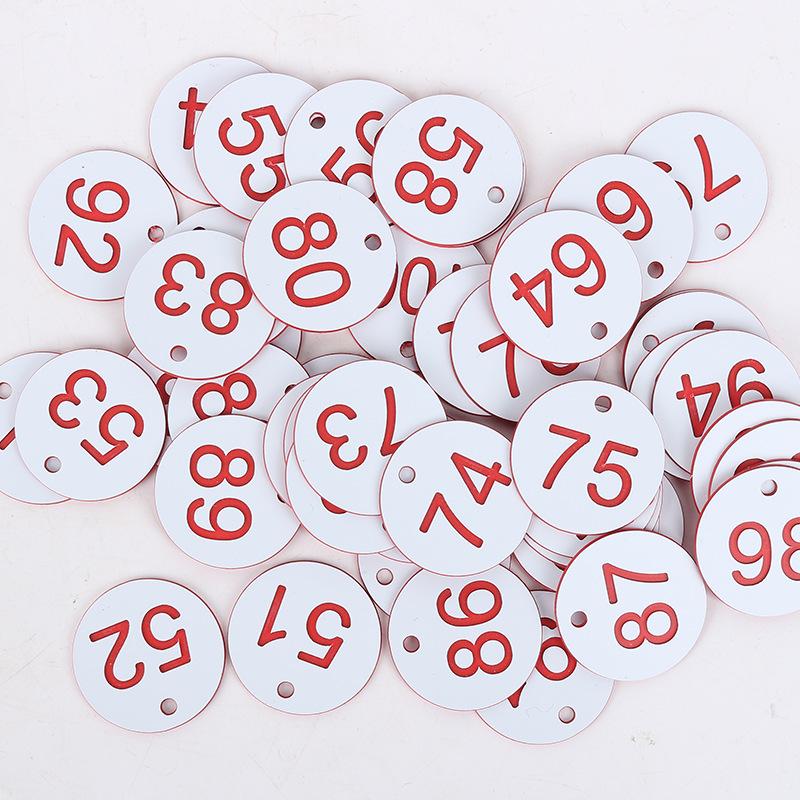 Digital Queue Number Clip for Sauna and Bathhouse