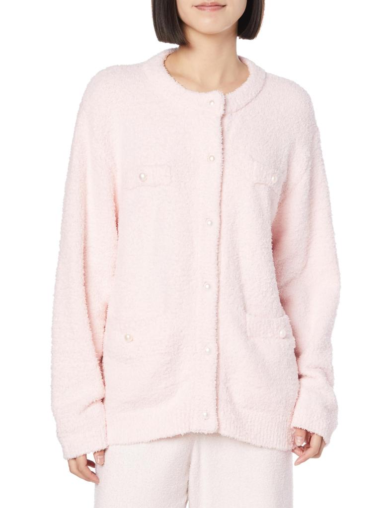 Narue Classic Mohair Knit Cardigan Pink Women's Gown,
