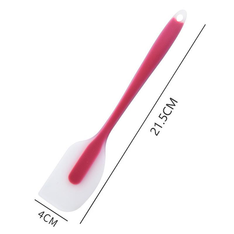 Silicone Spatula Cream Butter Cooking Baking Spatula Heat Resistant Utensils Scrape Decorator Translucent Kitchen Baking Tools