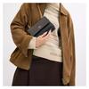 Coach Klare 18 Logo Buckle Closure, Faux Leather and Calf Leather, Shoulder Crossbody Bag, Small, Women's Black