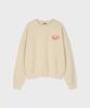 FALLETT Small Brush Logo Sweatshirt Beige