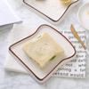 Premium Ceramic Toast Plate Durable Cake Plate Serving Plate Dessert Plate  Kitchen