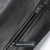 Men's Premium Sheepskin Leather Baseball Collar Jacket