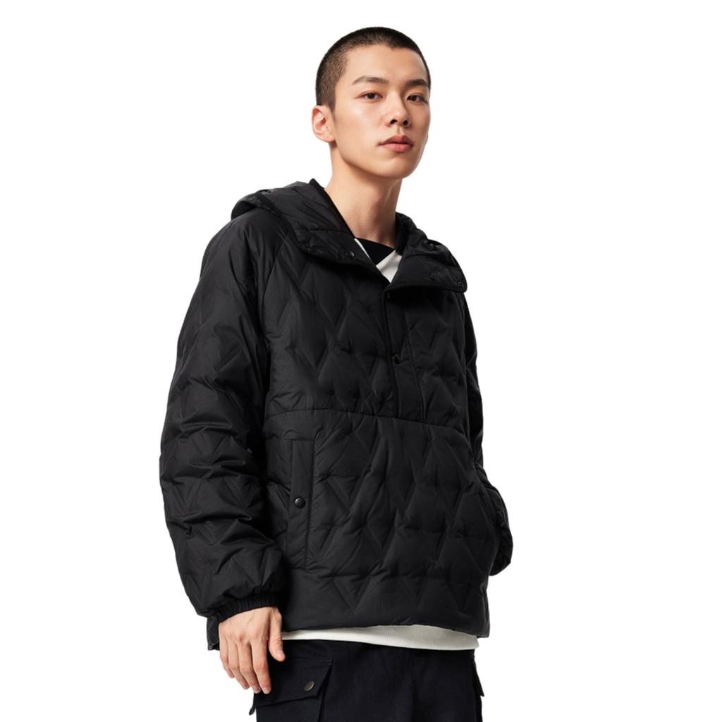 Li Ning Fashionable Versatile Casual Sports Simple Comfortable Warm Protective Short Down Jacket Men Outerwear AYMV419-2