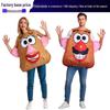Toy Story Mr. & Mrs. Potato Head Couples Costume for Halloween Parent-Child Party.