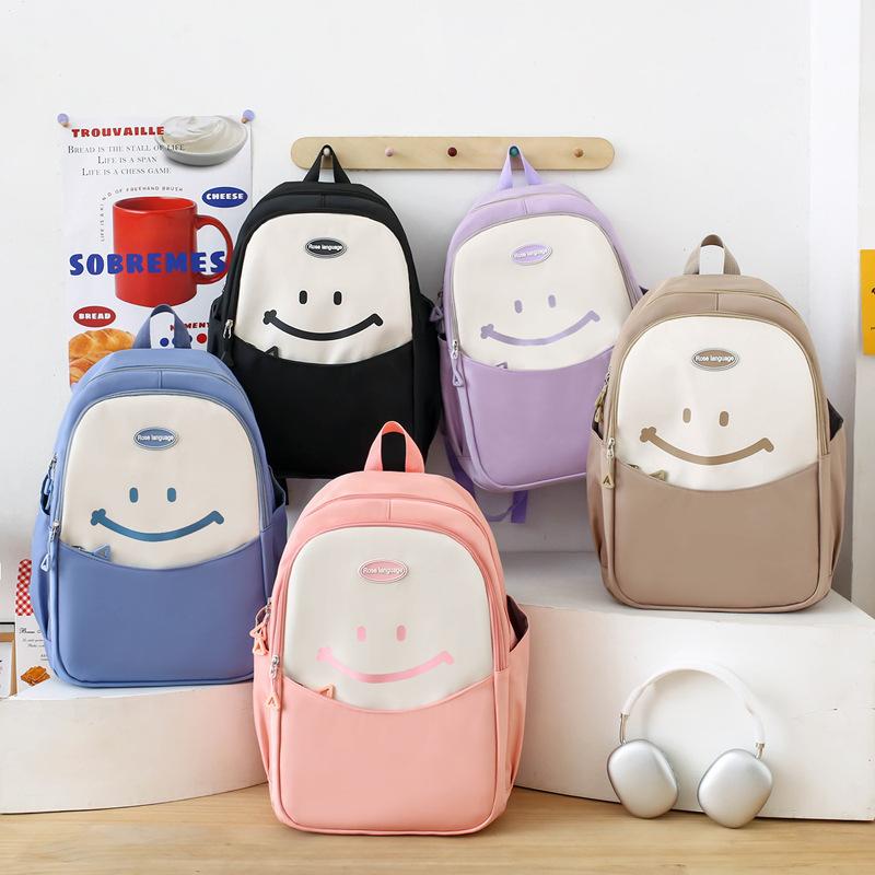 Three-Piece Backpack Set Large Capacity Student Schoolbag Women's Lightweight Backpack