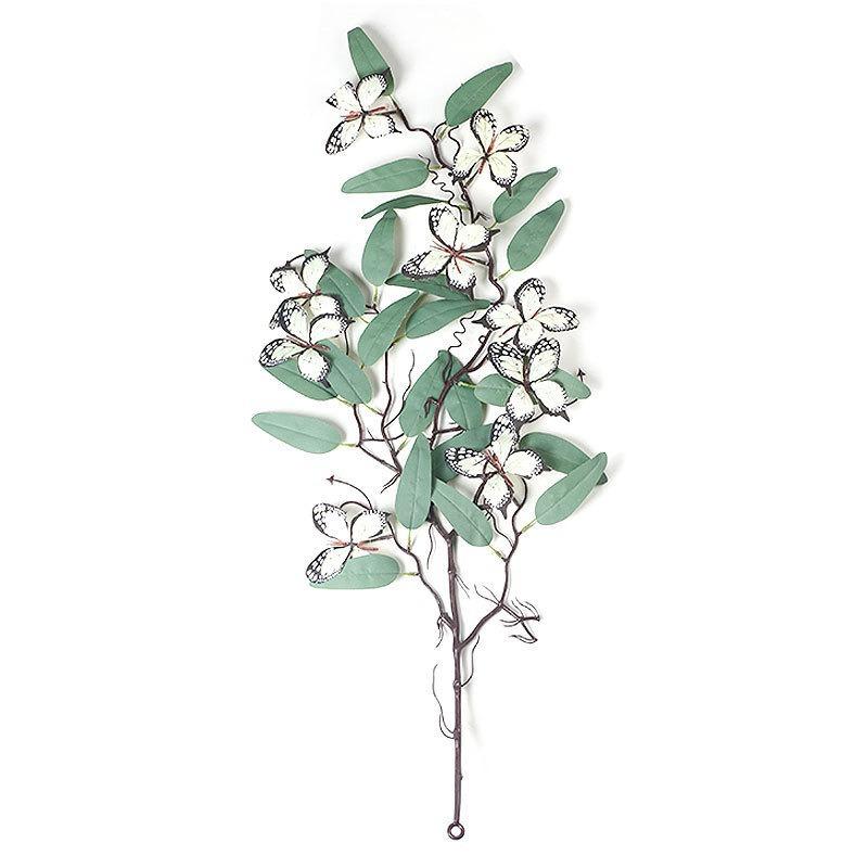 

7 Бабочка Ветки Шелковый Цветок Имитация Цветка Фон Фотографии Сделай Сам Лобби Гостиная Кафе Спальня Ресторан