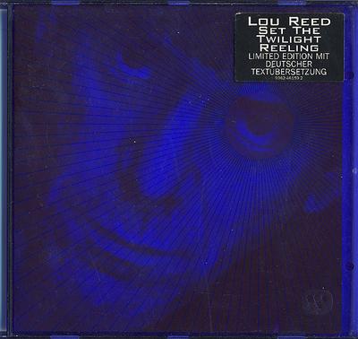 CD LOU REED - Set The Twilight Reeling 9362461592 Warner Bros. Re 1996 Europe Rock Used
