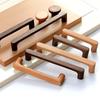 Minimalist Solid Wood Cabinet and Wardrobe Door Handle