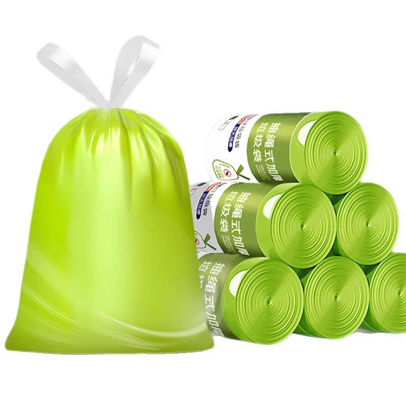 Mugwort Insect Repellent Large Kitchen Trash Bags - Thick, Handheld, Economical, Drawstring Plastic for Home