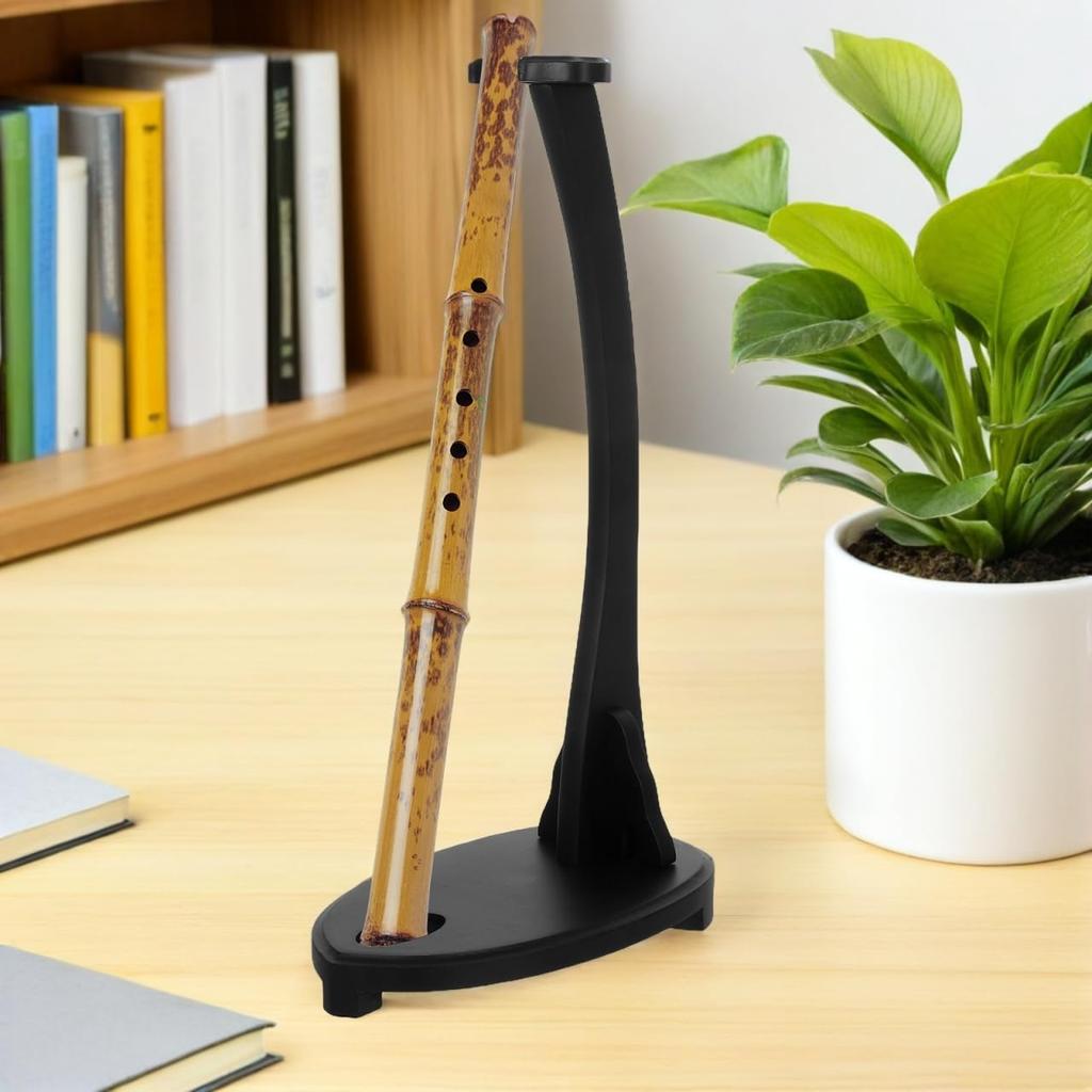Alasum Instrument Stand for Flute, Clarinet, Erhu, Shinobue, and Other Wind Instruments - Tabletop Stand, Display, Storage Rack, Lightweight,