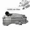 Luftfilter 1420P0 Luftintagssystem för Peugeot 206 307 206Cc 206 Hathback 206Sw 307Cc 307Sw308 DEL