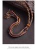 Tibetan Five-Color Woven Amulet Necklace with Quick-Release Thangka Pendant