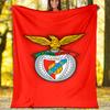 1pc B-Benfica Theme Blanket - Digital Print, Polyester, Cozy for All Seasons, Perfect for Outdoor, and Travel