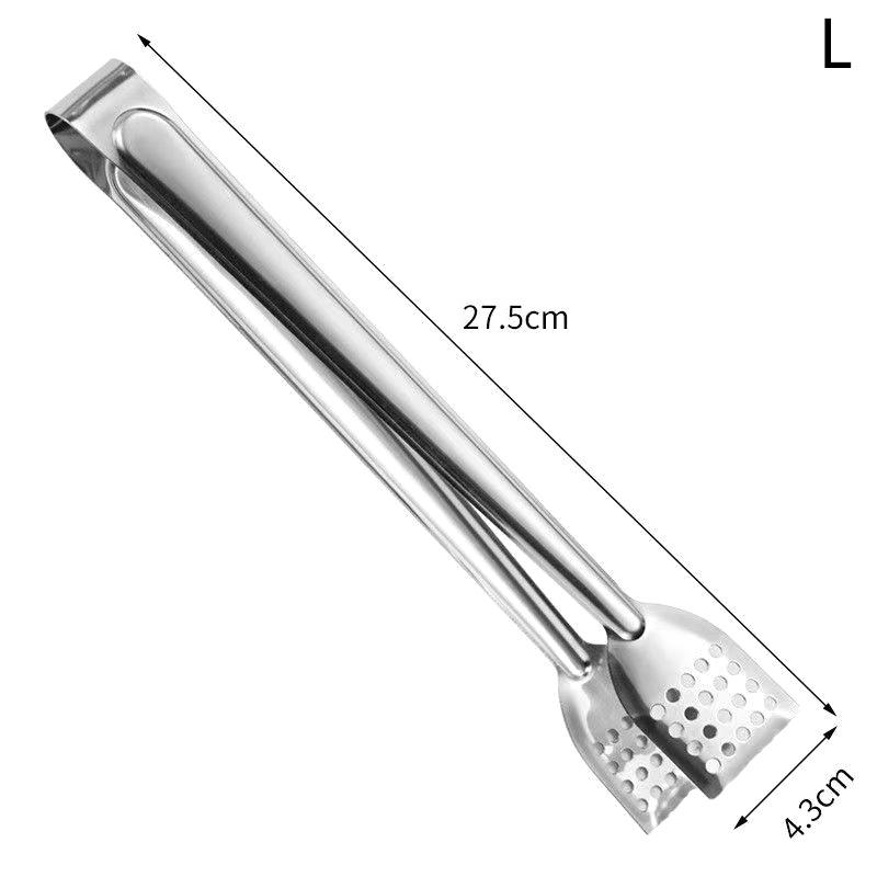 Stainless Steel Food Tongs Kitchen Utensils Buffet Cooking Tool Anti Heat Bread Clip Pastry Clamp For Desserts Salads Barbecue