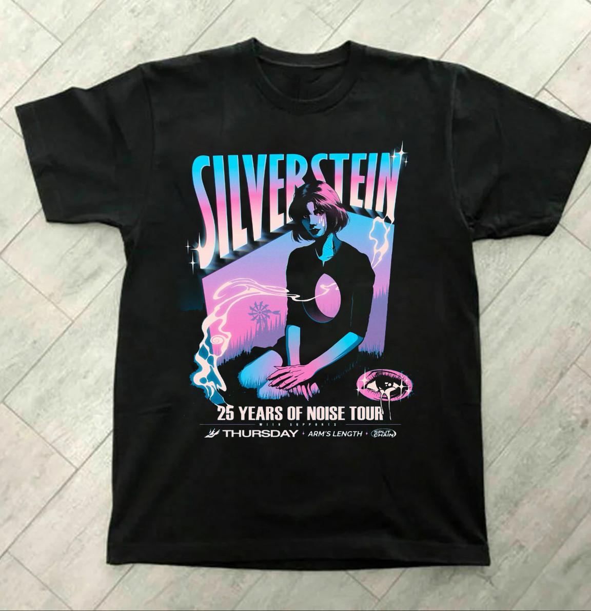 NEW Silverstein Band World Tour 2025 Gift For Fan S to 4XL T-shirt S