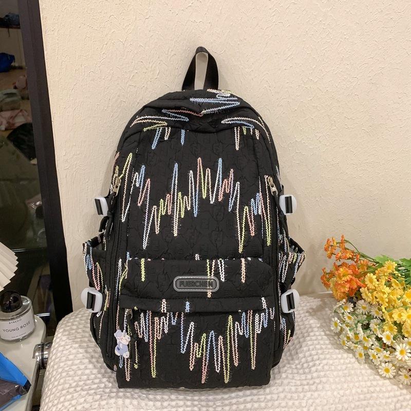 Mochila Casual Estilo Universitario de Gran Capacidad Estilo Coreano Mochila de Moda Estilo Pequeño Fresco