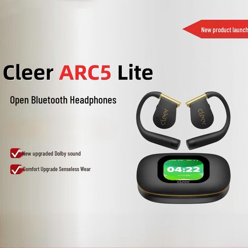 Cleer ARC 5 Lite Open-Ear AI Dolby Sports Bluetooth Earbuds