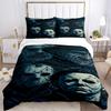 3pcs Horror Movie Monsters Duvet Cover Set - Machine Washable, Includes 1 Duvet Cover and 2 Pillowcases, No Core Included yy251022198