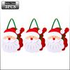 1-10PCS Christmas Felt Candy Bags Cartoon Apple Pouch Santa Sack Kids Gift Packaging Bag Xmas Tree Holiday Decoration