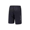 Li Ning Letter Logo Mid Waist Straight Casual Shorts Unisex shorts Black AAPU125-1