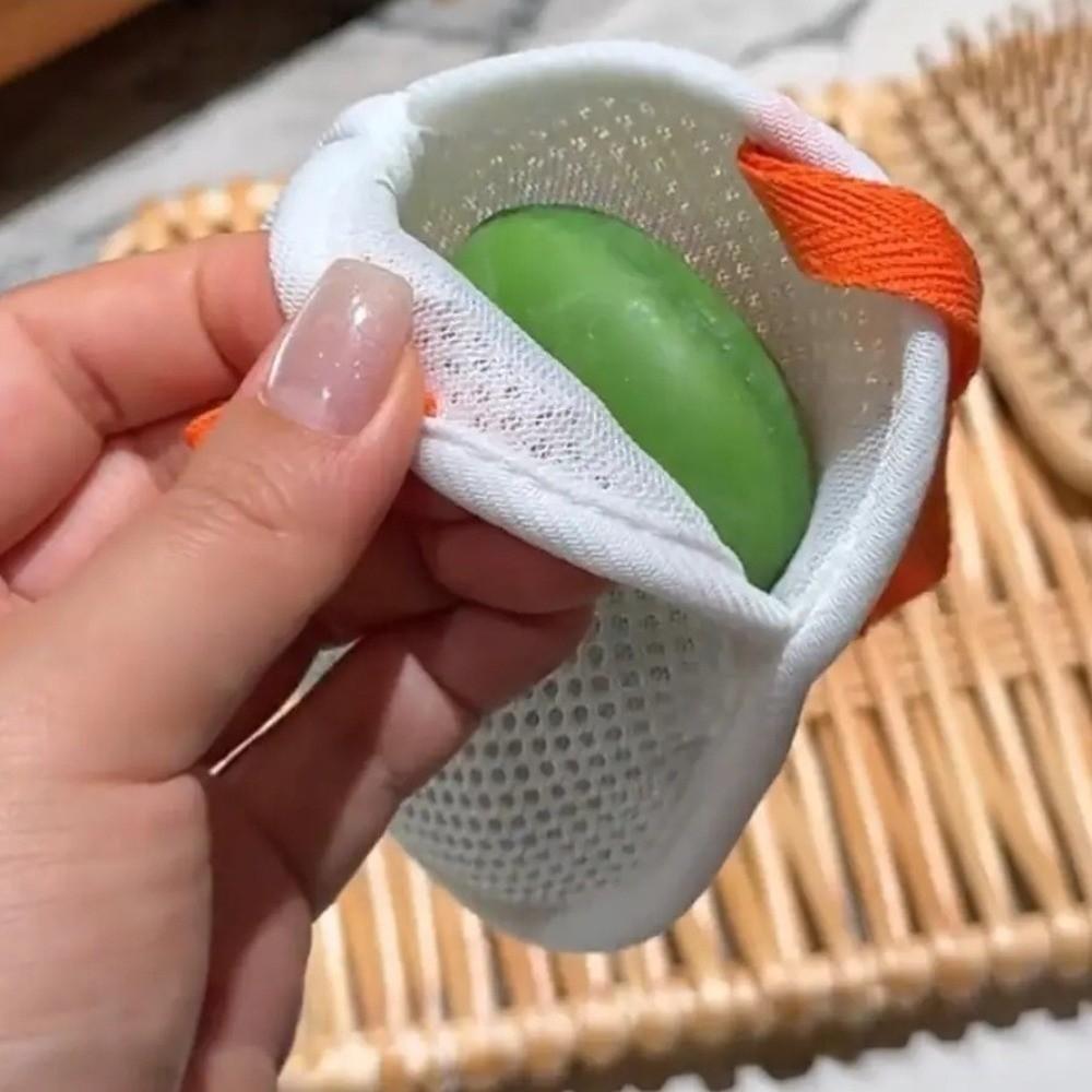 10pcs Fast Foaming Soap Mesh Bags Super Soft Cleaning Mesh Soap Foaming Net  Travel Backpacking