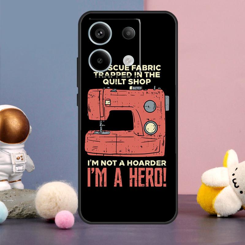 Nähmaschinengehäuse für Xiaomi Redmi Note 15 Pro Plus 10 11 12 13 14 Pro Redmi 15 15C 14C 10C 12C 13C Hülle