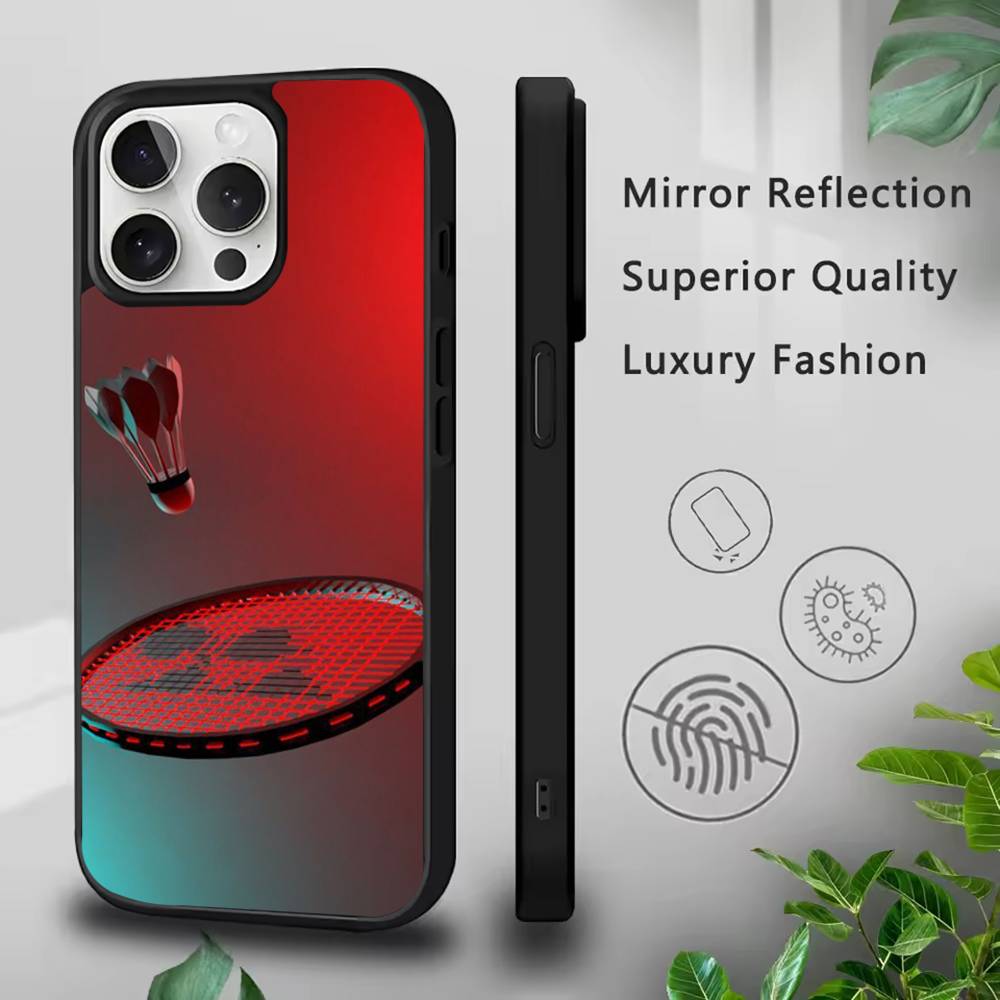 

Sport Badminton Cool Phone Case For IPhone 17,16,15,Pro,Max,Air,14,Plus,13,12,11 Magesafe Wireless Charge Cover iPhone11PROMAX