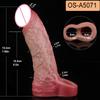 SXXY Real Veins Lifelike Closed Head Penis Sleeve For Men Dick Enlargement Silicone Reusable Condom Sex Products For Adult
