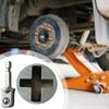 Universal Jack Socket Adapter For Hand Drill Heavy-Duty Socket Converter For Scissor Car Jack With 1/2 In Socket Adapter Bit