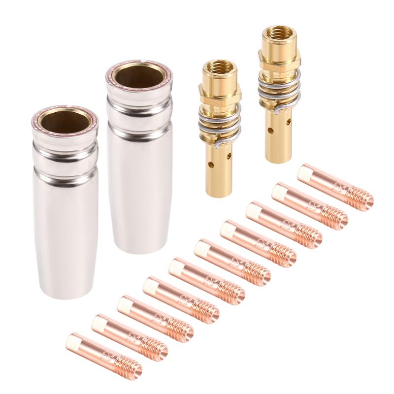 A96I-14PCS 15AK Welding Torch Accessories Consumables MIG Torch Gas Nozzle Tip Holder Of 15AK MIG