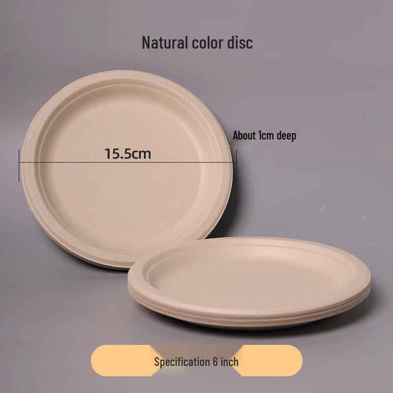 OEING Biodegradable Corn Starch Disposable Plates