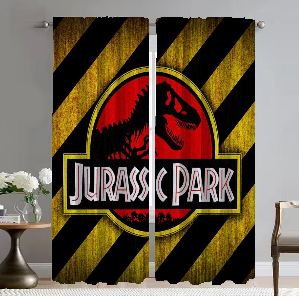 

Парк Юрского периода затемняющие шторы для комнаты 2 панели современные шторы для гостиной 2 шт тюль для спальни перегородка кухня W50xH70cmx2pcs-CL