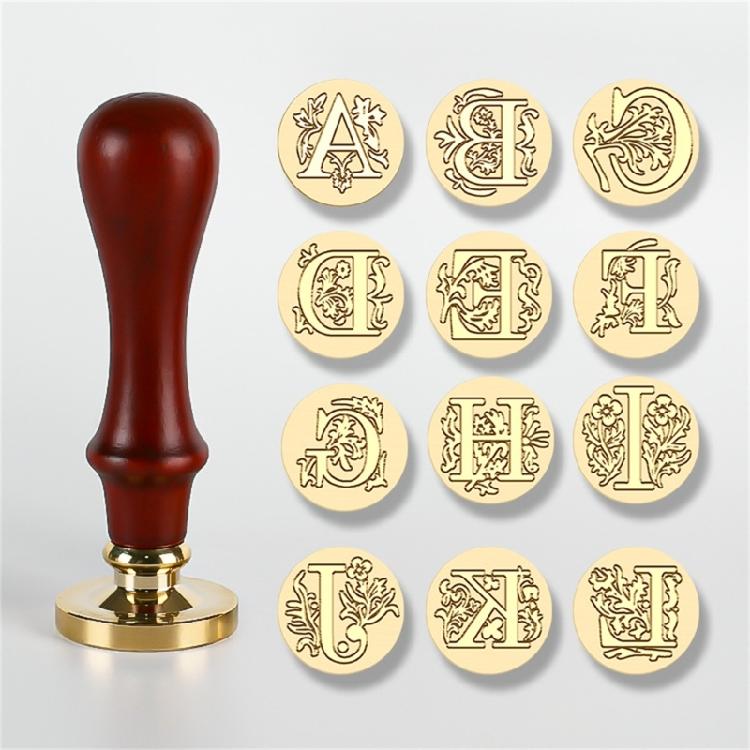Unique Alphabets Wax Seal Stamp for DIY Crafts Handmade Sealing Greeting Cards