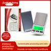 Báscula digital de precisión 0.01g, mini báscula portátil para joyería, balanza de cocina pequeña
