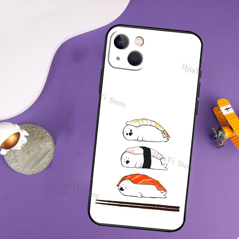 Baby Seals Case For iPhone 14 13 Pro X XS Max XR 7 8 Plus Cover For iPhone 14 12 Mini 11 Pro Max SE 2020